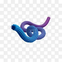 彩色立体线条免抠下载-空若网 彩色立体线条免抠下载-空若网