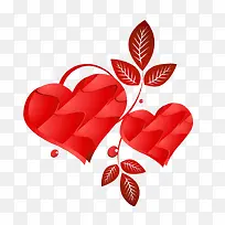 卡通简约红色的爱心PNG-空若网 卡通简约红色的爱心PNG-空若网