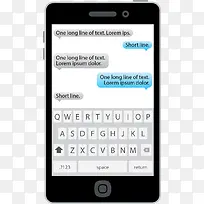 iPhone短信模式-空若网 iPhone短信模式-空若网