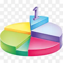 彩色圆柱图表元素-空若网 彩色圆柱图表元素-空若网