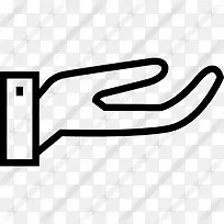 张开手图标-空若网 张开手图标-空若网