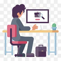 扁平化招聘人物AI源文件-空若网 扁平化招聘人物AI源文件-空若网