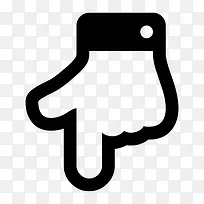 手指方向指示图标-空若网 手指方向指示图标-空若网