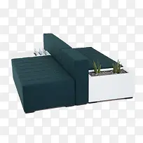 蓝绿色时尚办公沙发-空若网 蓝绿色时尚办公沙发-空若网