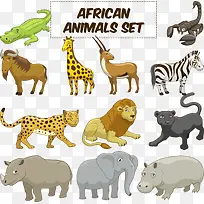 矢量卡通动物大全-空若网 矢量卡通动物大全-空若网