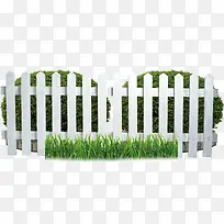 海报设计白色栅栏绿色草丛-空若网 海报设计白色栅栏绿色草丛-空若网