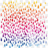 水彩雨滴-空若网 水彩雨滴-空若网