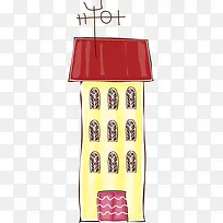 卡通手绘房子图案-空若网 卡通手绘房子图案-空若网