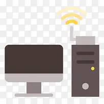 卡通台式电脑-空若网 卡通台式电脑-空若网