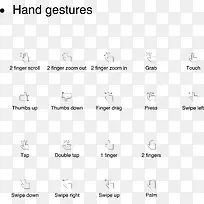 手势手指线型矢量图标icon-空若网 手势手指线型矢量图标icon-空若网