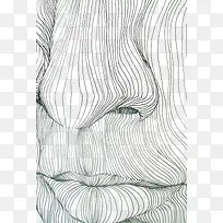 线条鼻子嘴-空若网 线条鼻子嘴-空若网