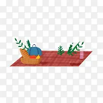 卡通手绘野餐食物-空若网 卡通手绘野餐食物-空若网