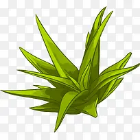 绿色卡通小草-空若网 绿色卡通小草-空若网