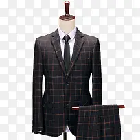 格子西装-空若网 格子西装-空若网