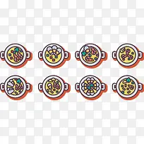 卡通手绘美食火锅-空若网 卡通手绘美食火锅-空若网