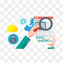 矢量扁平化商务素材-空若网 矢量扁平化商务素材-空若网