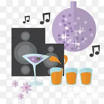 矢量休闲娱乐水果饮料-空若网 矢量休闲娱乐水果饮料-空若网