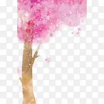 水彩大树素材-空若网 水彩大树素材-空若网