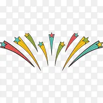 彩色五角星轨迹花纹-空若网 彩色五角星轨迹花纹-空若网