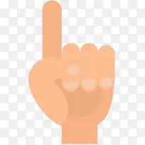创意卡通竖着的手图-空若网 创意卡通竖着的手图-空若网