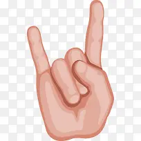 竖着的手指矢量图-空若网 竖着的手指矢量图-空若网