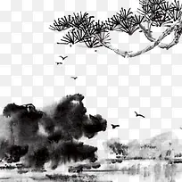 水墨水彩素材-空若网 水墨水彩素材-空若网