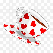 矢量扁平插画卡通茶杯-空若网 矢量扁平插画卡通茶杯-空若网