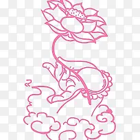 佛手执莲花-空若网 佛手执莲花-空若网