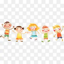 儿童节牵手的小朋友-空若网 儿童节牵手的小朋友-空若网