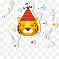 卡通生日贴纸-空若网 卡通生日贴纸-空若网