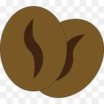 矢量扁平化咖啡豆-空若网 矢量扁平化咖啡豆-空若网