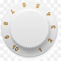 白色立体质感按钮-空若网 白色立体质感按钮-空若网