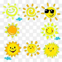 卡通太阳多样漫画-空若网 卡通太阳多样漫画-空若网