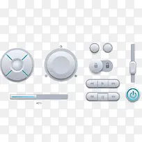 各种开关科技感按钮素材-空若网 各种开关科技感按钮素材-空若网