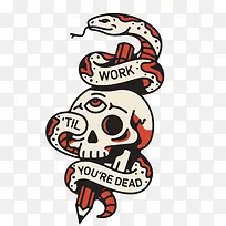 手绘骷髅素材-空若网 手绘骷髅素材-空若网