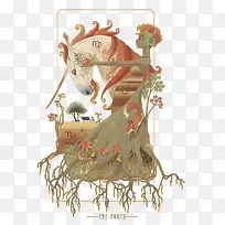 矢量星座插画-空若网 矢量星座插画-空若网