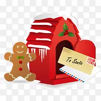 信封小人圣诞节PNG矢量素材-空若网 信封小人圣诞节PNG矢量素材-空若网