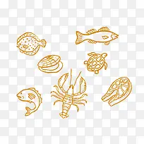 粉笔手绘食物素材-空若网 粉笔手绘食物素材-空若网