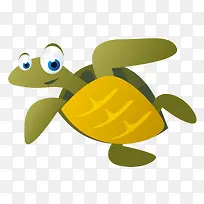 卡通海龟矢量素材-空若网 卡通海龟矢量素材-空若网