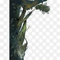 黑色神秘森林创意-空若网 黑色神秘森林创意-空若网