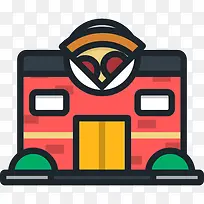 比萨店图标-空若网 比萨店图标-空若网