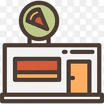 比萨店图标-空若网 比萨店图标-空若网