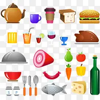 手绘厨房素材-空若网 手绘厨房素材-空若网