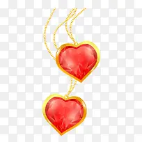 心连心红色宝石项链-空若网 心连心红色宝石项链-空若网