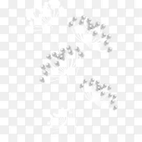 手绘珍珠花朵装饰-空若网 手绘珍珠花朵装饰-空若网