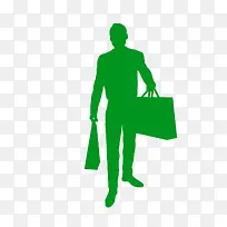 卡通素材卡通人物剪影素材-空若网 卡通素材卡通人物剪影素材-空若网