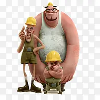 卡通工人-空若网 卡通工人-空若网