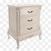 白色欧式床头柜-空若网 白色欧式床头柜-空若网