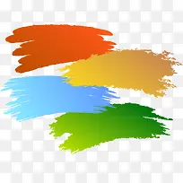 彩色颜料笔触痕迹-空若网 彩色颜料笔触痕迹-空若网