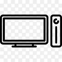 游戏机和电视图标-空若网 游戏机和电视图标-空若网